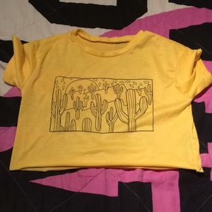 Forever 21| Yellow cropped top💛